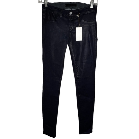 J Brand Waxed Navy Jeans nwt - Picture 1 of 8